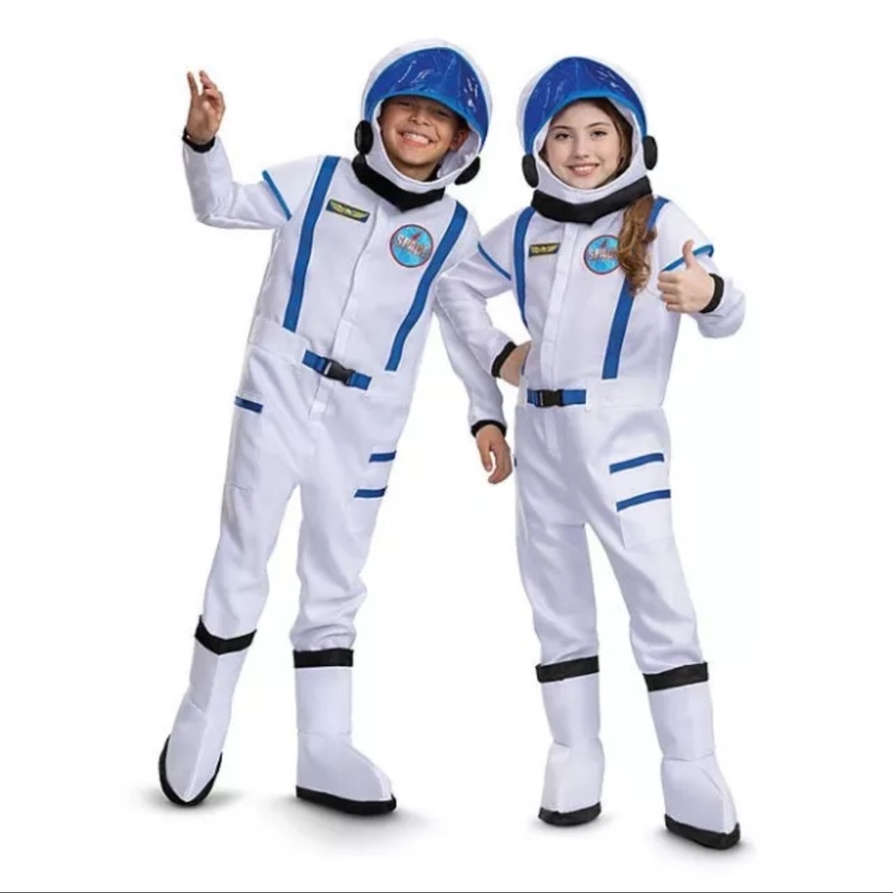 SOLD 🚫Kids Astronaut Costume - White and Blue